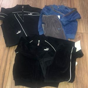 3 Sets Infant Puma Jumpsuits